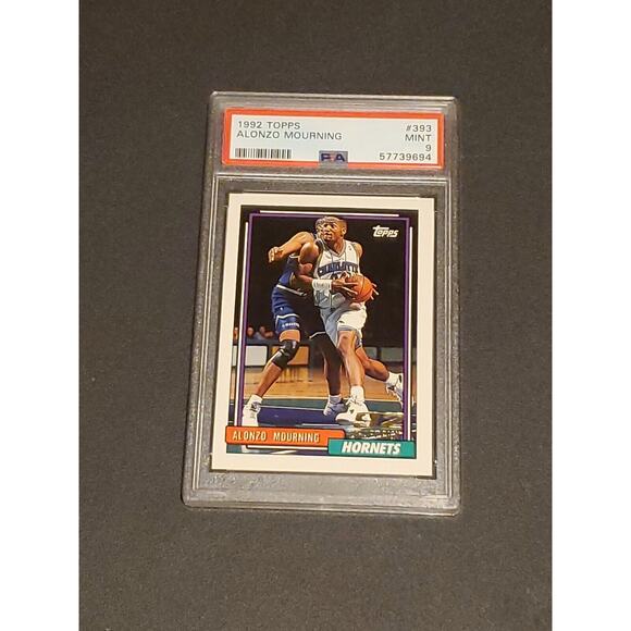 Topps 1992 Alonzo Mourning PSA Graded With A 9 - Picture 1 of 1
